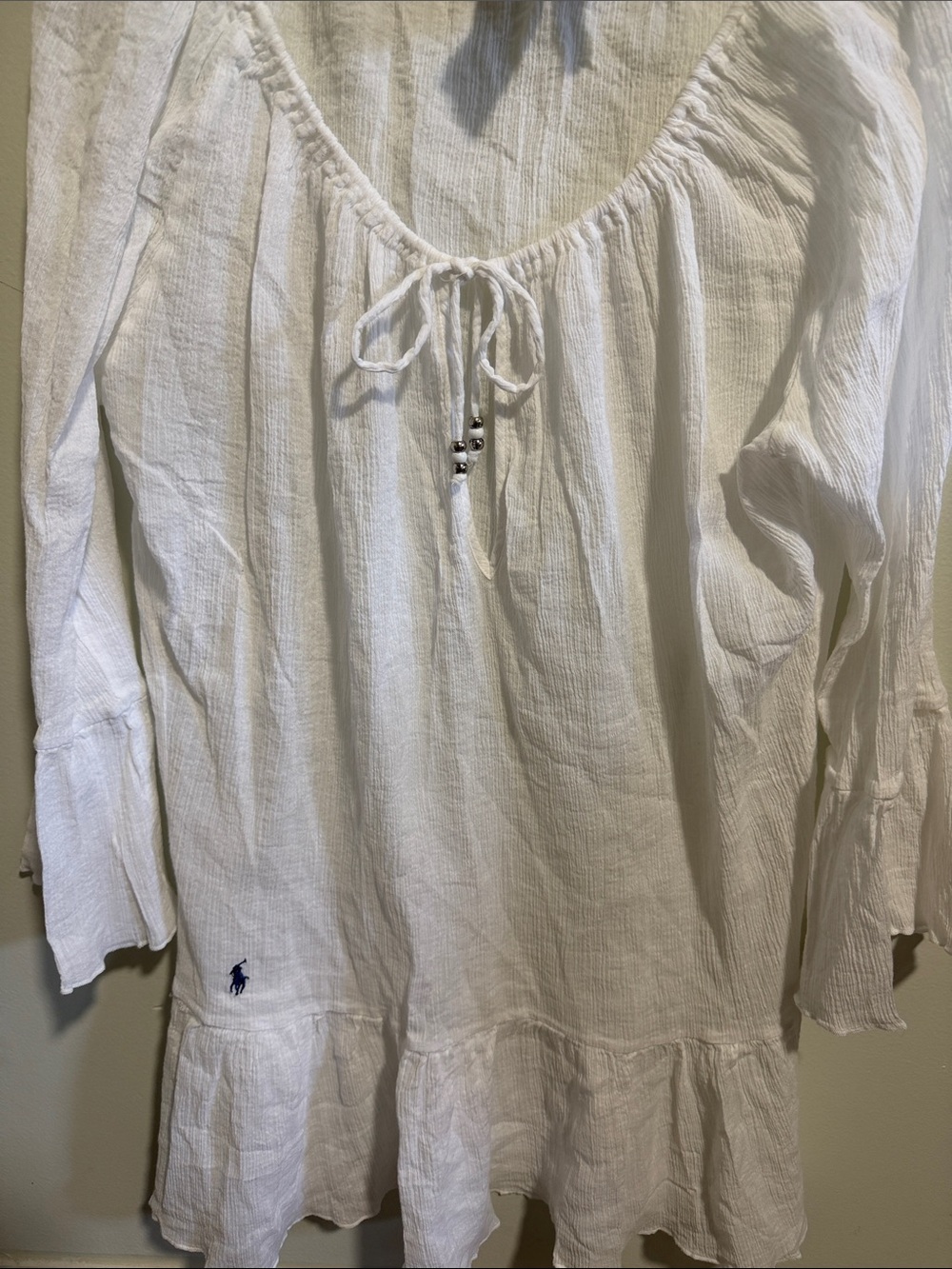 Polo Ralph Lauren Gauze Casey Swim Tunic Size Medium - Picture 4 of 9